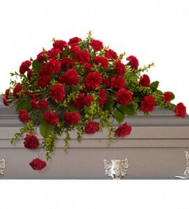 Adoration Half Casket Spray