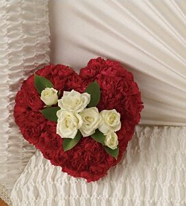 Devoted Heart Casket Insert