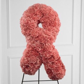 Breast Cancer Awareness Ribbon Standing Spray