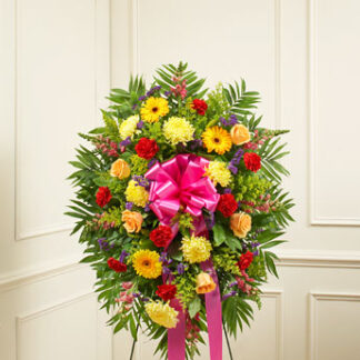 Deepest Sympathies Bright Standing Spray