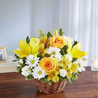 Peace Prayers And Blessings Yellow and White